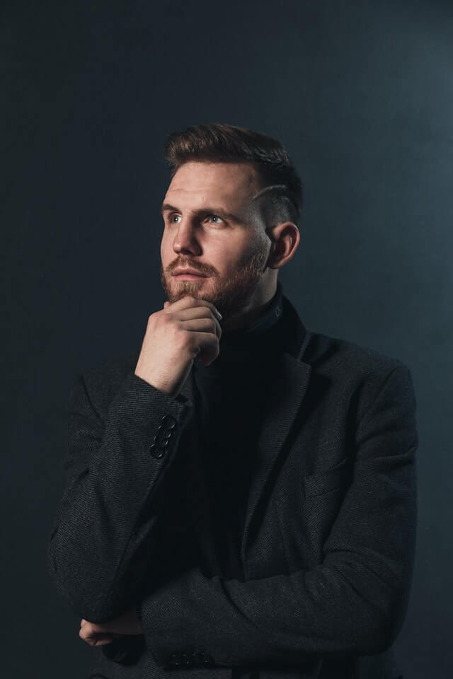 Home Man In Black Suit Jacket